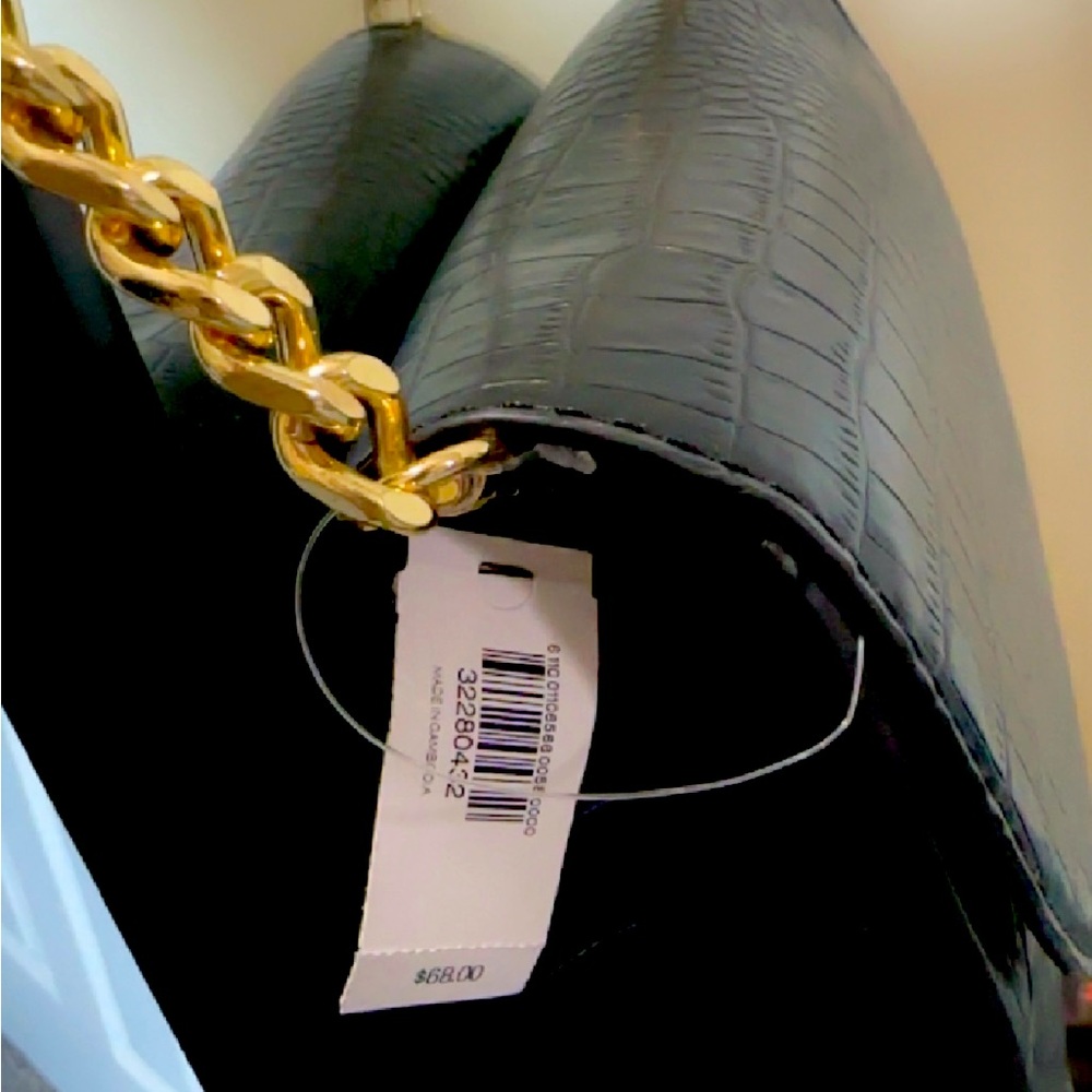 Brand new express crossover alligator, print small bag